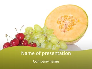 Nutritious Delicious Fruit PowerPoint Template