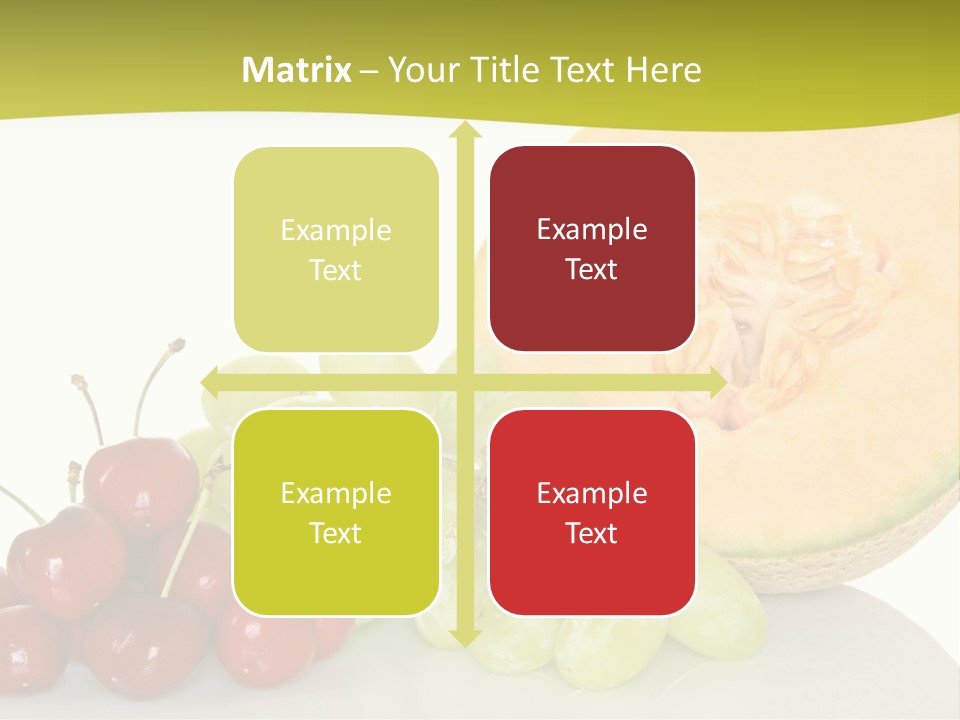 Nutritious Delicious Fruit PowerPoint Template