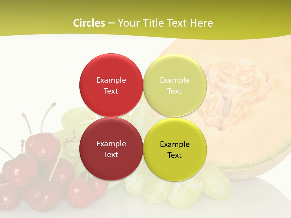 Nutritious Delicious Fruit PowerPoint Template