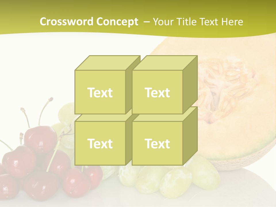 Nutritious Delicious Fruit PowerPoint Template