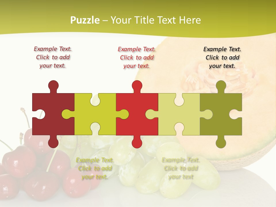Nutritious Delicious Fruit PowerPoint Template