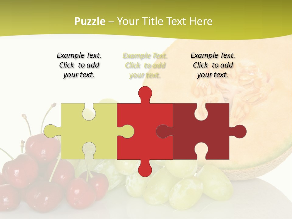 Nutritious Delicious Fruit PowerPoint Template