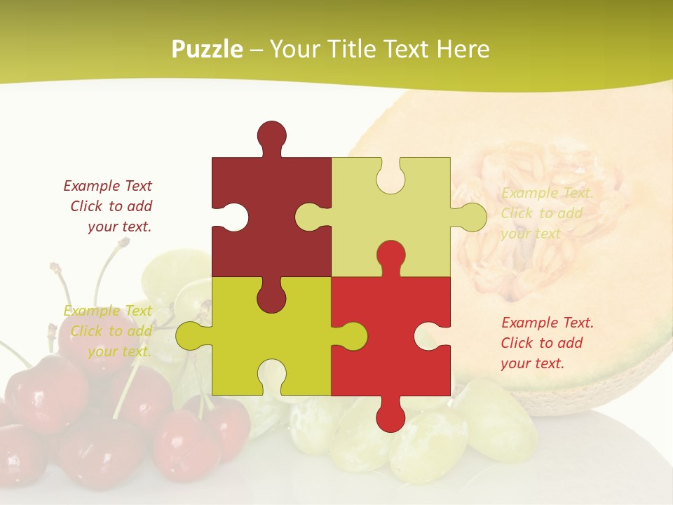Nutritious Delicious Fruit PowerPoint Template
