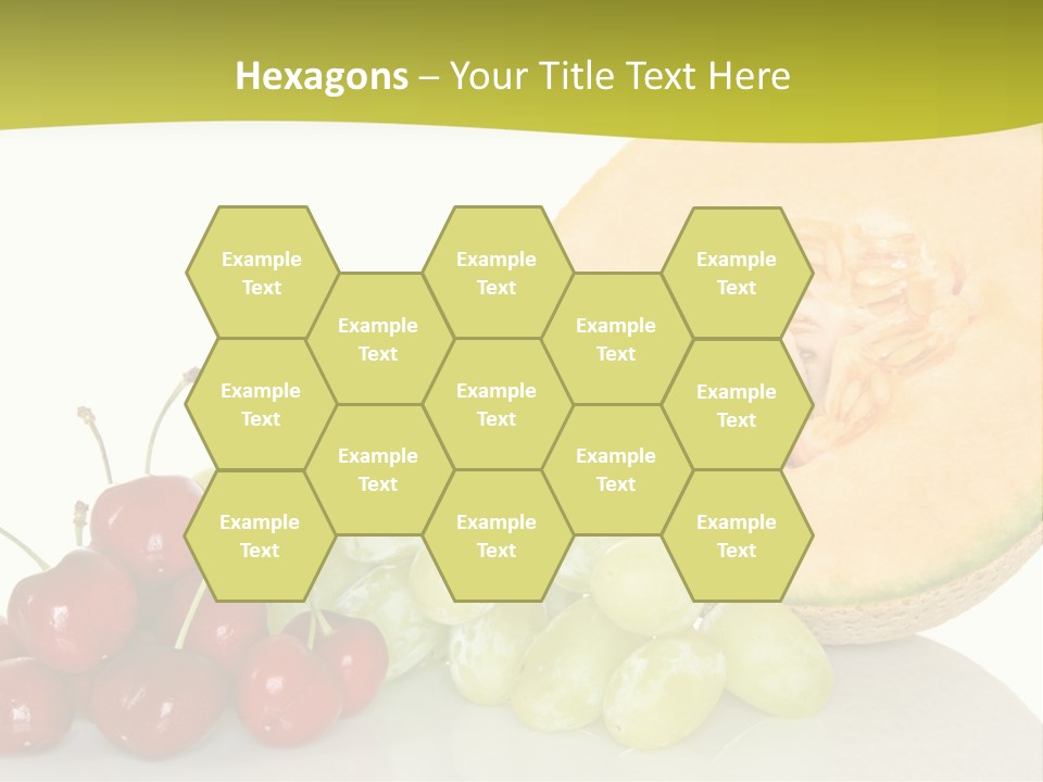 Nutritious Delicious Fruit PowerPoint Template