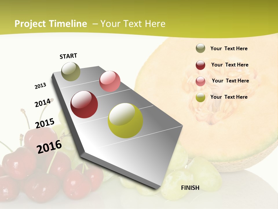 Nutritious Delicious Fruit PowerPoint Template