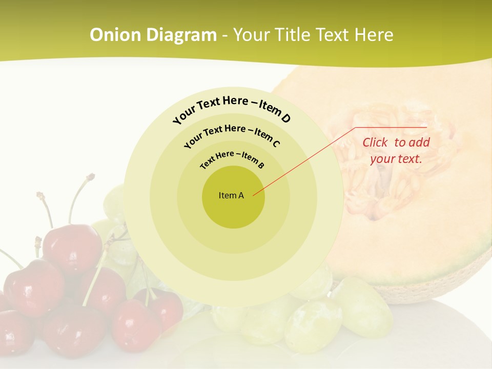 Nutritious Delicious Fruit PowerPoint Template