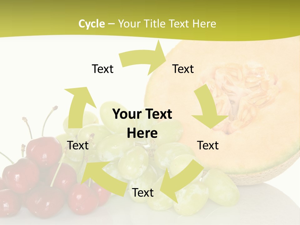 Nutritious Delicious Fruit PowerPoint Template