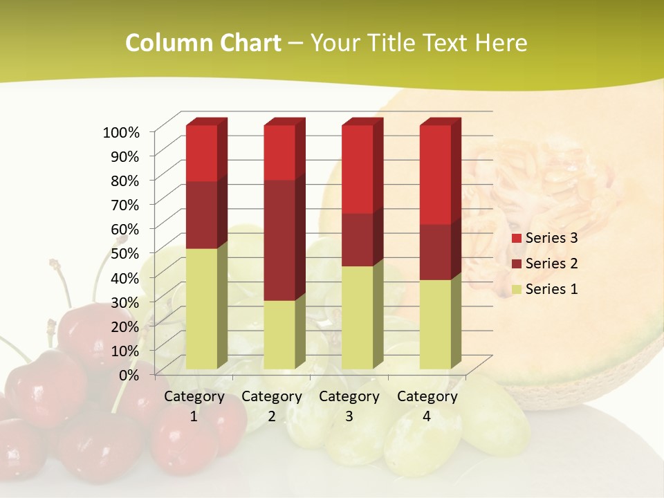 Nutritious Delicious Fruit PowerPoint Template