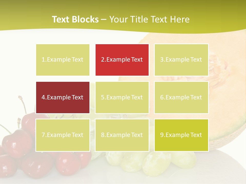 Nutritious Delicious Fruit PowerPoint Template