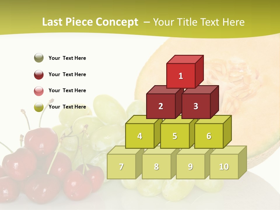 Nutritious Delicious Fruit PowerPoint Template