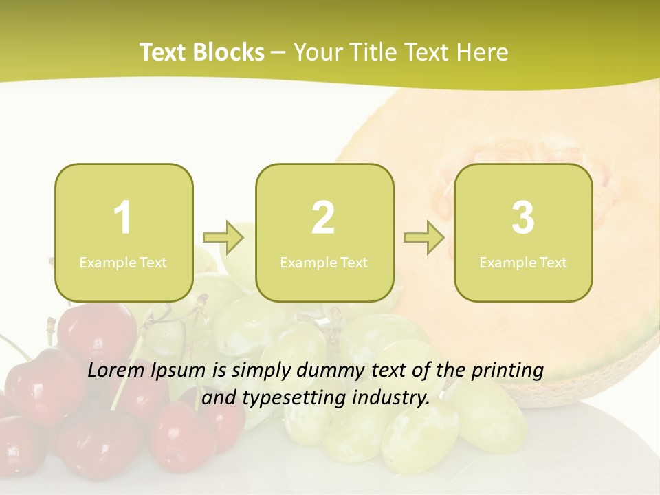 Nutritious Delicious Fruit PowerPoint Template