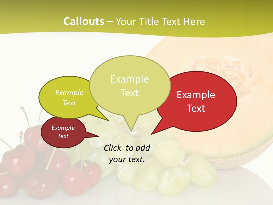Nutritious Delicious Fruit PowerPoint Template