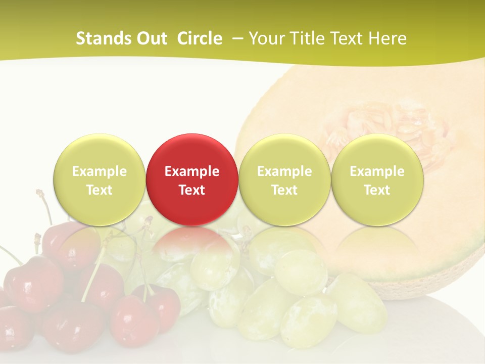 Nutritious Delicious Fruit PowerPoint Template