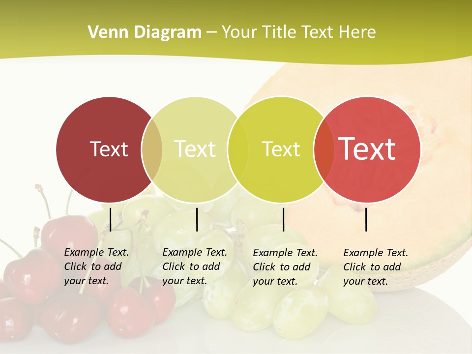 Nutritious Delicious Fruit PowerPoint Template