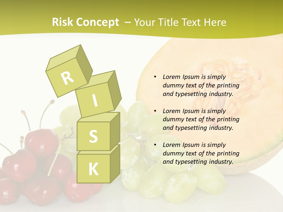 Nutritious Delicious Fruit PowerPoint Template