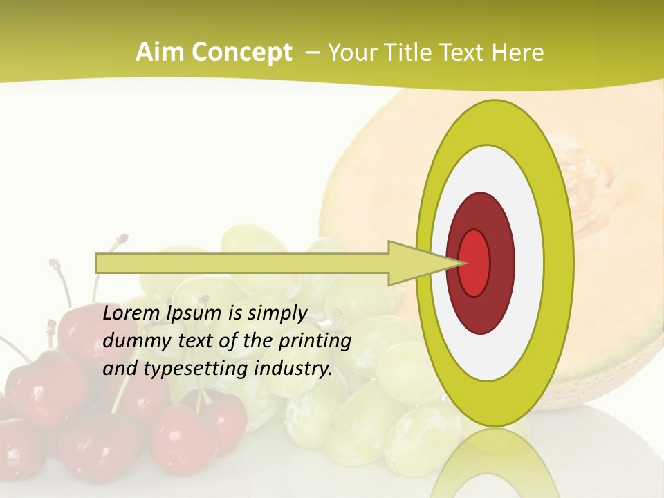 Nutritious Delicious Fruit PowerPoint Template