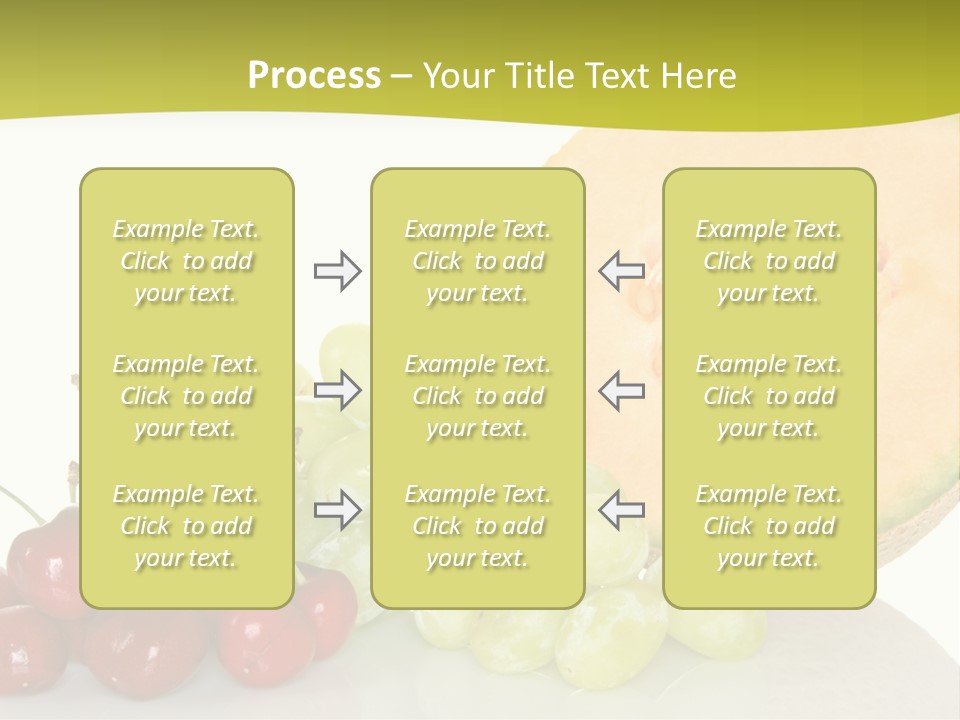 Nutritious Delicious Fruit PowerPoint Template