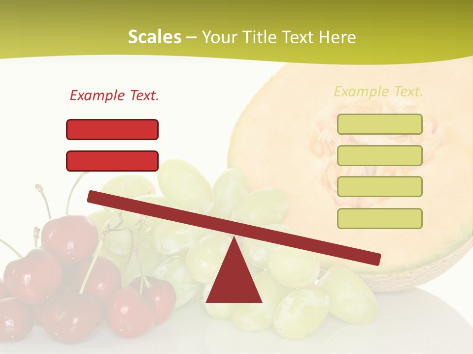 Nutritious Delicious Fruit PowerPoint Template
