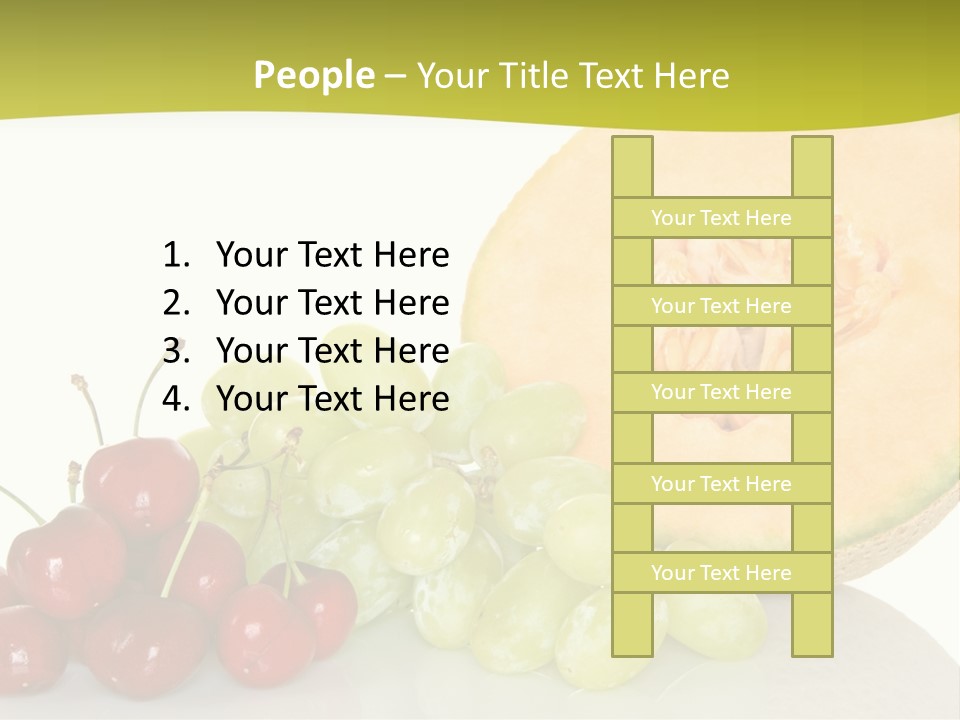 Nutritious Delicious Fruit PowerPoint Template