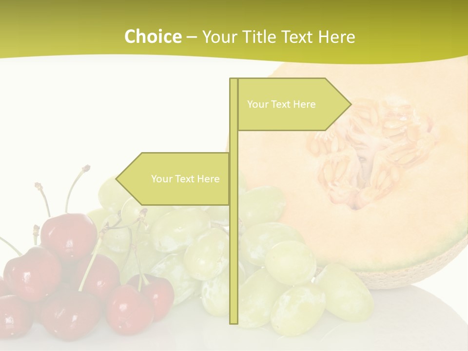 Nutritious Delicious Fruit PowerPoint Template