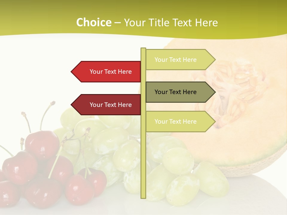 Nutritious Delicious Fruit PowerPoint Template