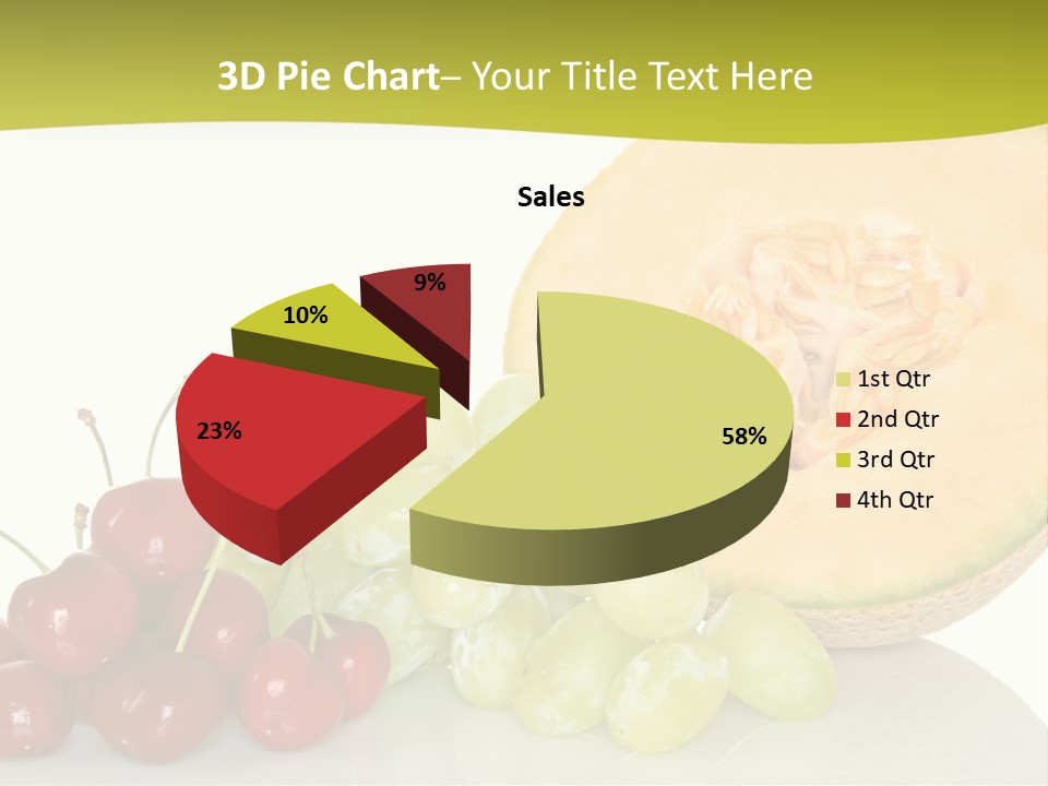 Nutritious Delicious Fruit PowerPoint Template