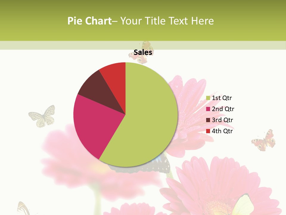 Gerber Flower Garden PowerPoint Template