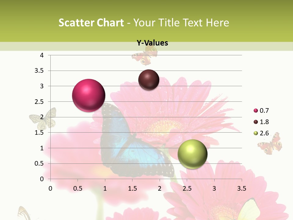 Gerber Flower Garden PowerPoint Template
