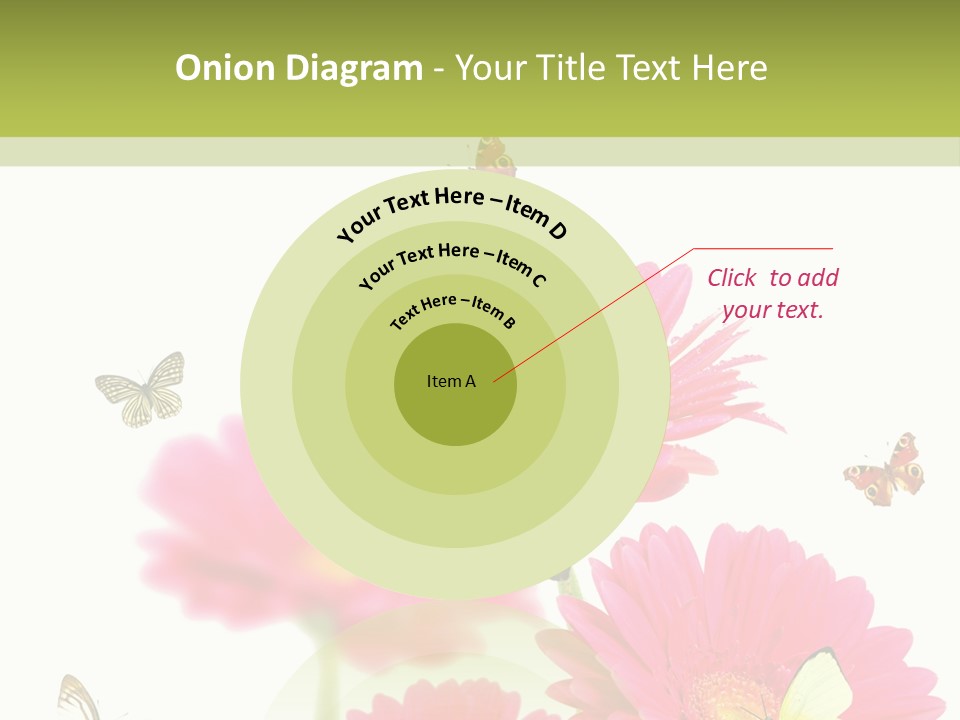 Gerber Flower Garden PowerPoint Template