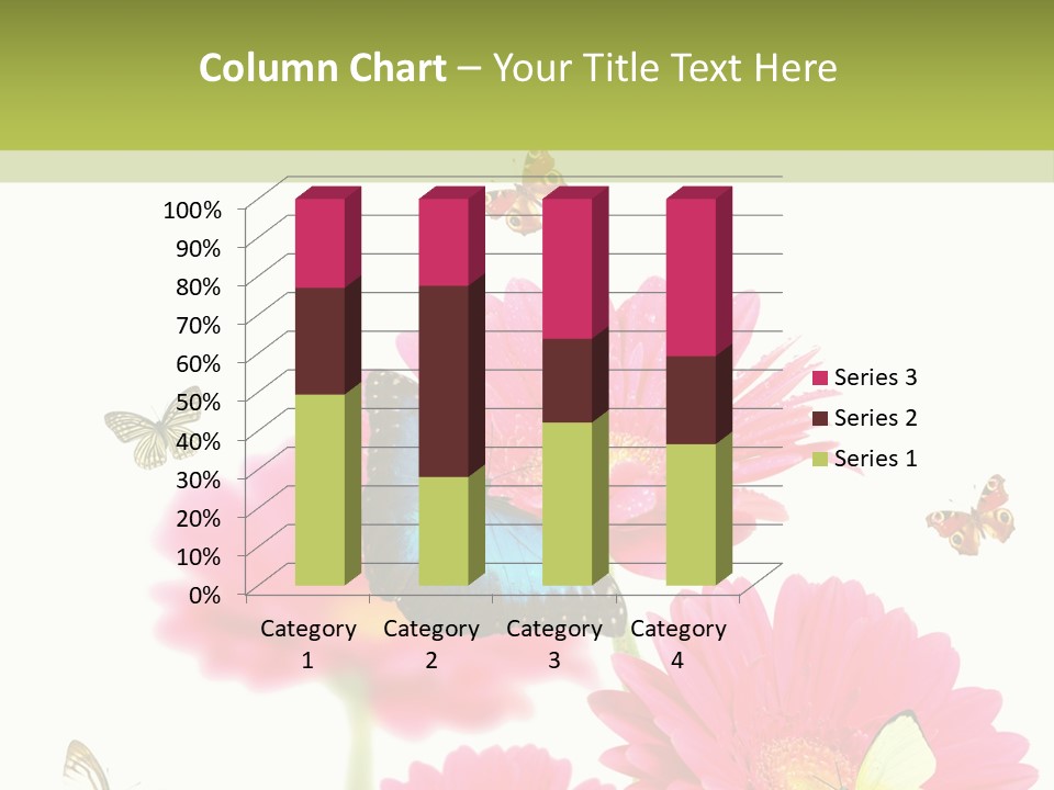 Gerber Flower Garden PowerPoint Template