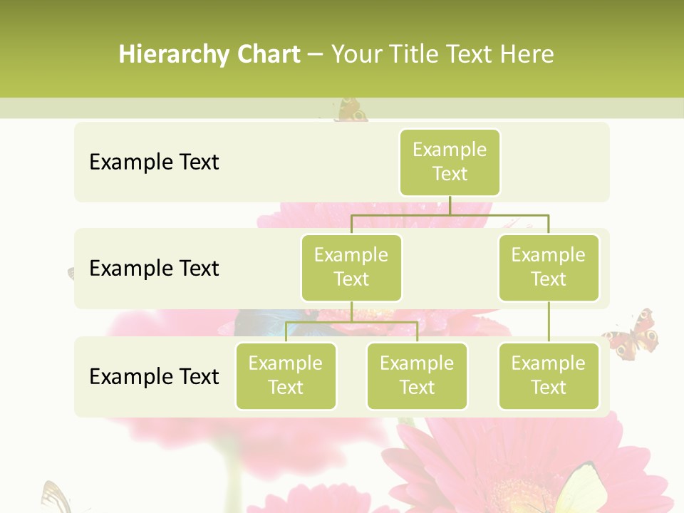Gerber Flower Garden PowerPoint Template
