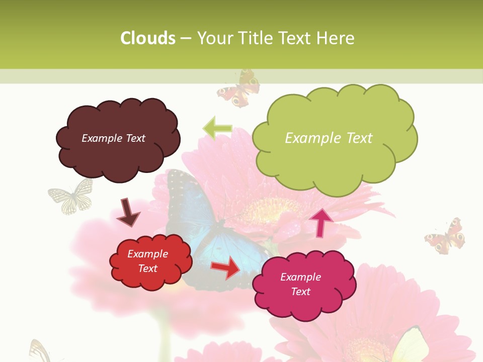 Gerber Flower Garden PowerPoint Template