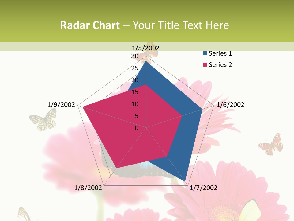 Gerber Flower Garden PowerPoint Template