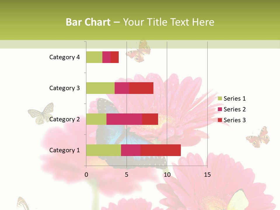 Gerber Flower Garden PowerPoint Template