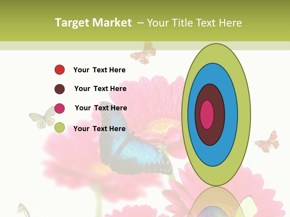 Gerber Flower Garden PowerPoint Template