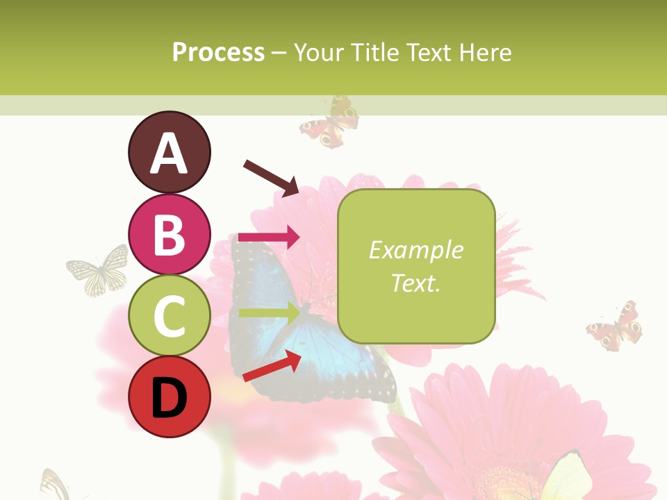 Gerber Flower Garden PowerPoint Template