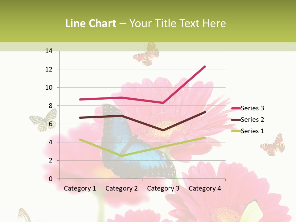 Gerber Flower Garden PowerPoint Template