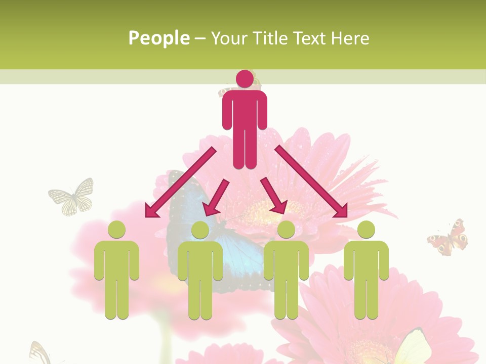 Gerber Flower Garden PowerPoint Template