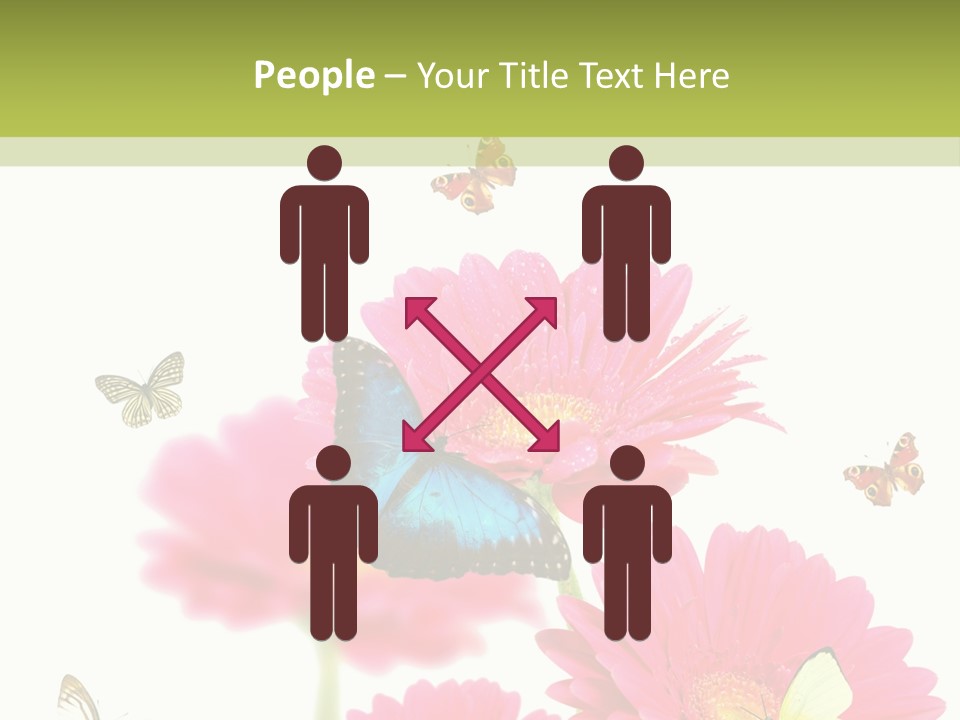 Gerber Flower Garden PowerPoint Template