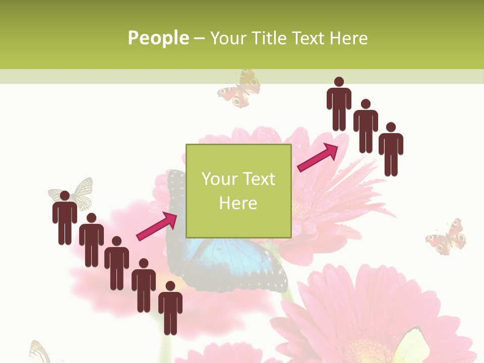 Gerber Flower Garden PowerPoint Template