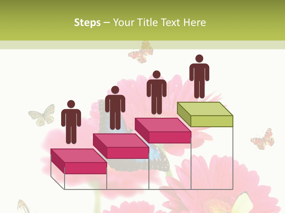 Gerber Flower Garden PowerPoint Template
