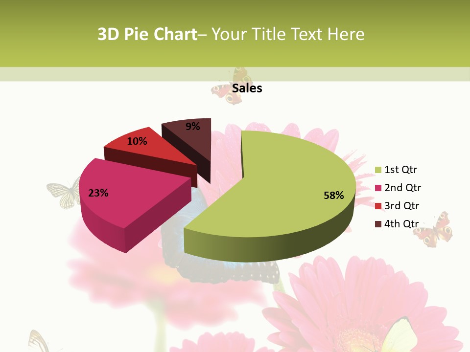 Gerber Flower Garden PowerPoint Template