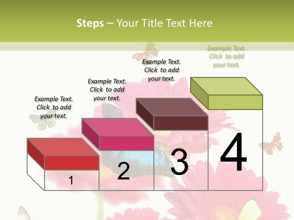 Gerber Flower Garden PowerPoint Template
