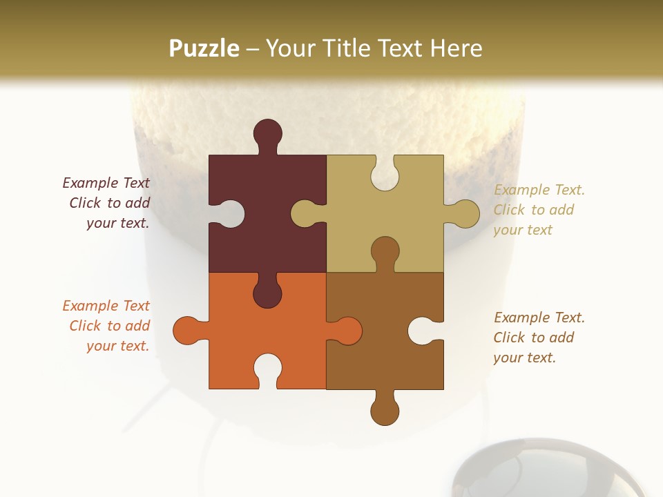 Health Meal Tiramisu PowerPoint Template