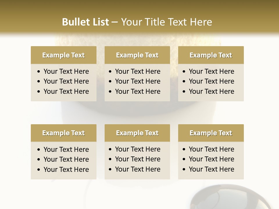 Health Meal Tiramisu PowerPoint Template