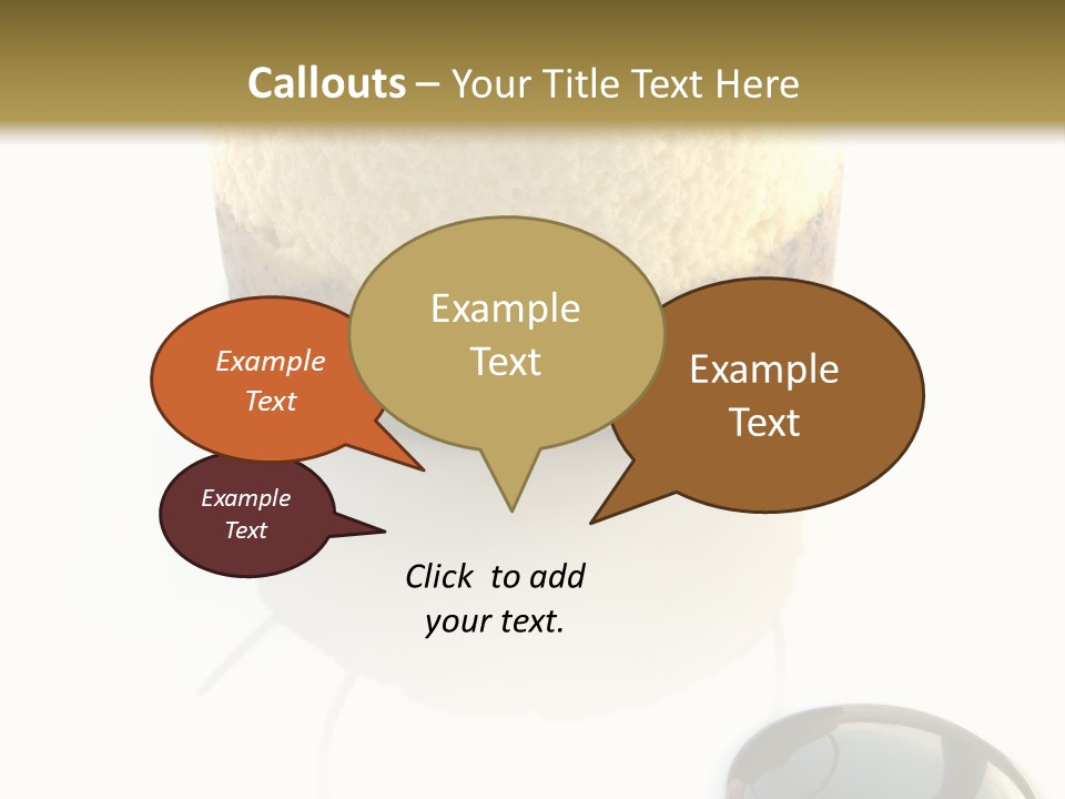 Health Meal Tiramisu PowerPoint Template