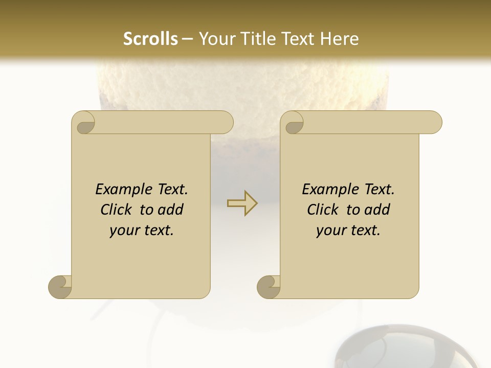 Health Meal Tiramisu PowerPoint Template