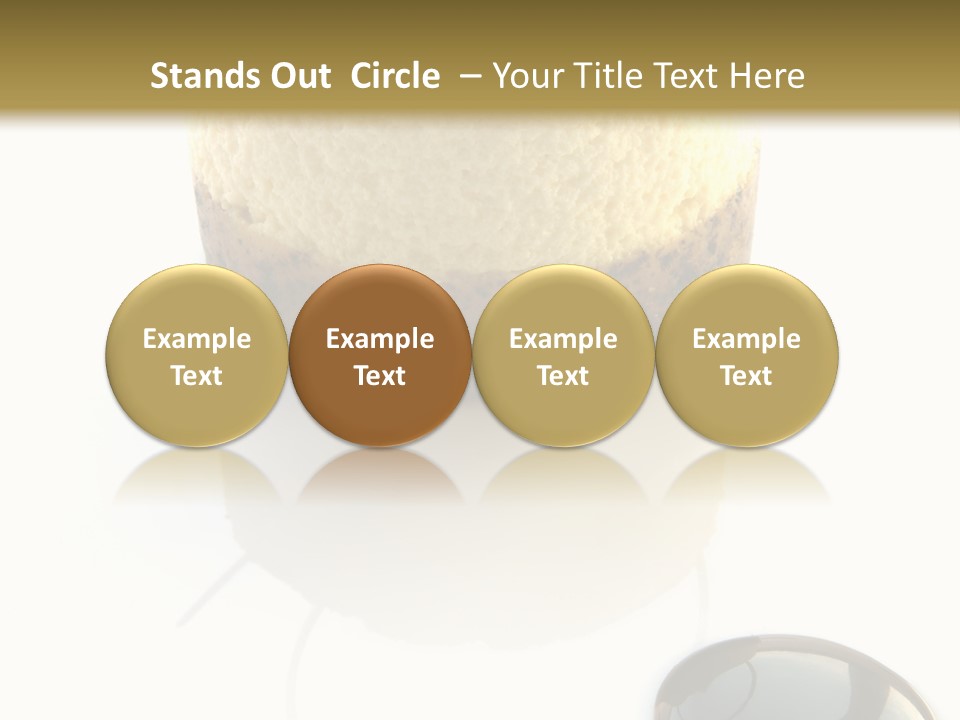 Health Meal Tiramisu PowerPoint Template