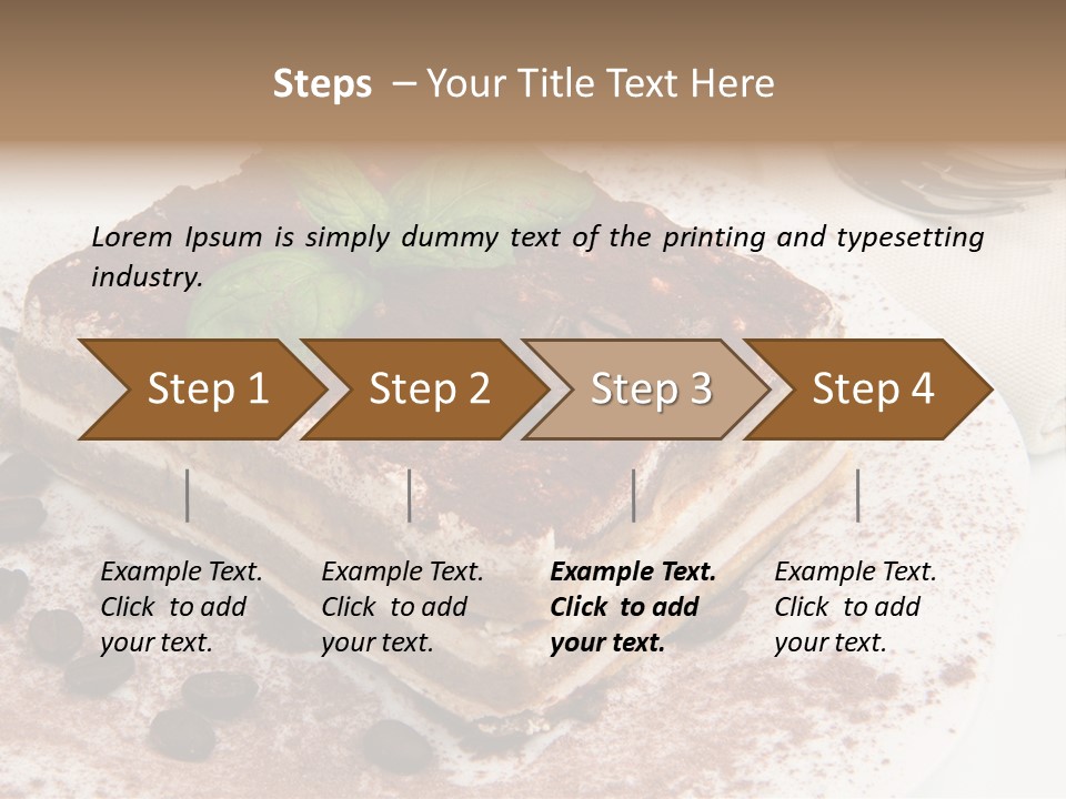 Overhead Tikka Marinated PowerPoint Template
