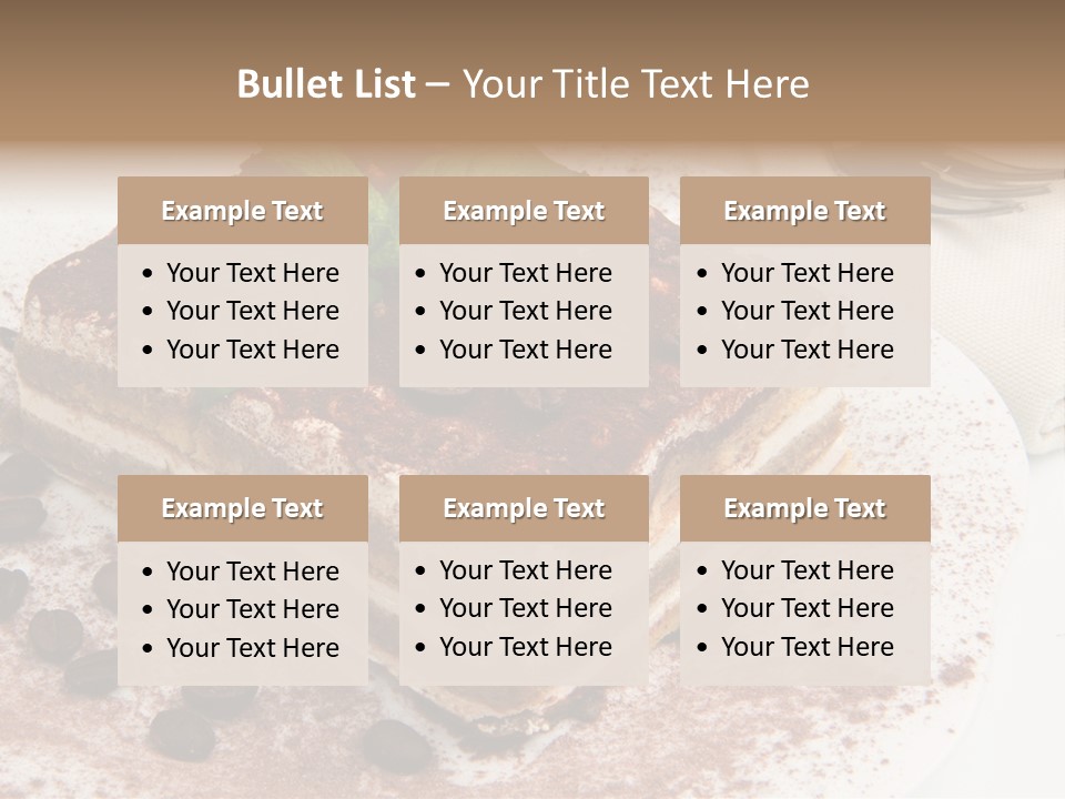 Overhead Tikka Marinated PowerPoint Template